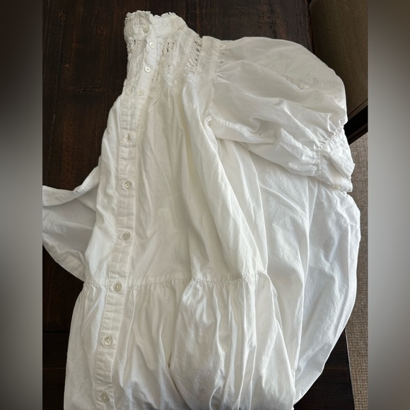 SEA New York Mock Neck Cream Dress - Picture 5 of 5